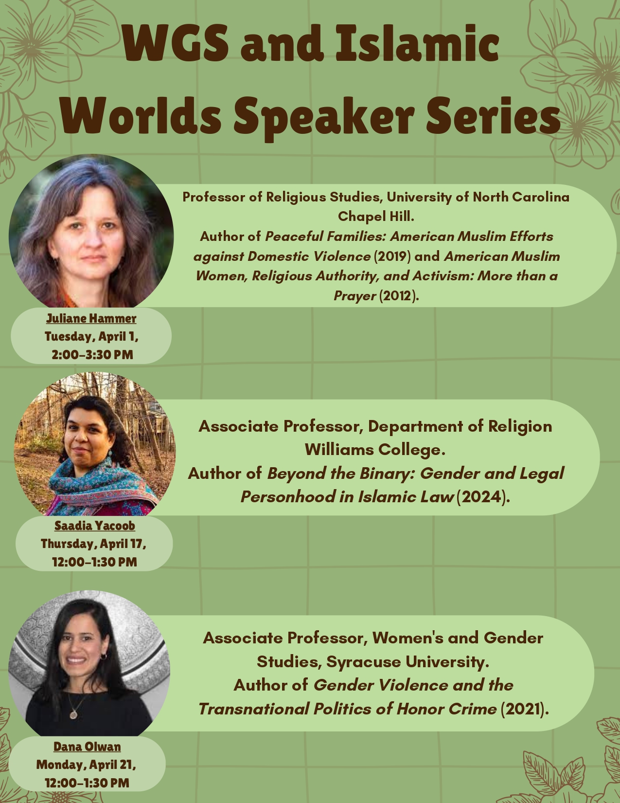WGS IWI Speaker Series