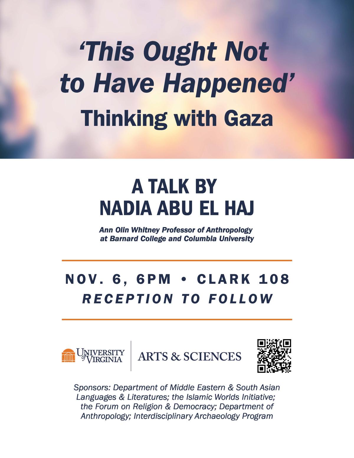 Nadia Abu El Haj: 'This Ought Not to Have Happened'